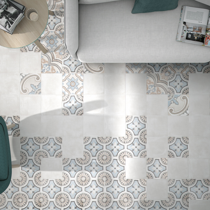 Adobe Basma Decor Ivory Mate 20x20